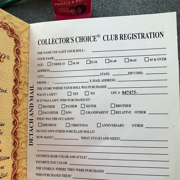 genuine special edition handcrafted Porcelain Doll. - Picture 12 of 14